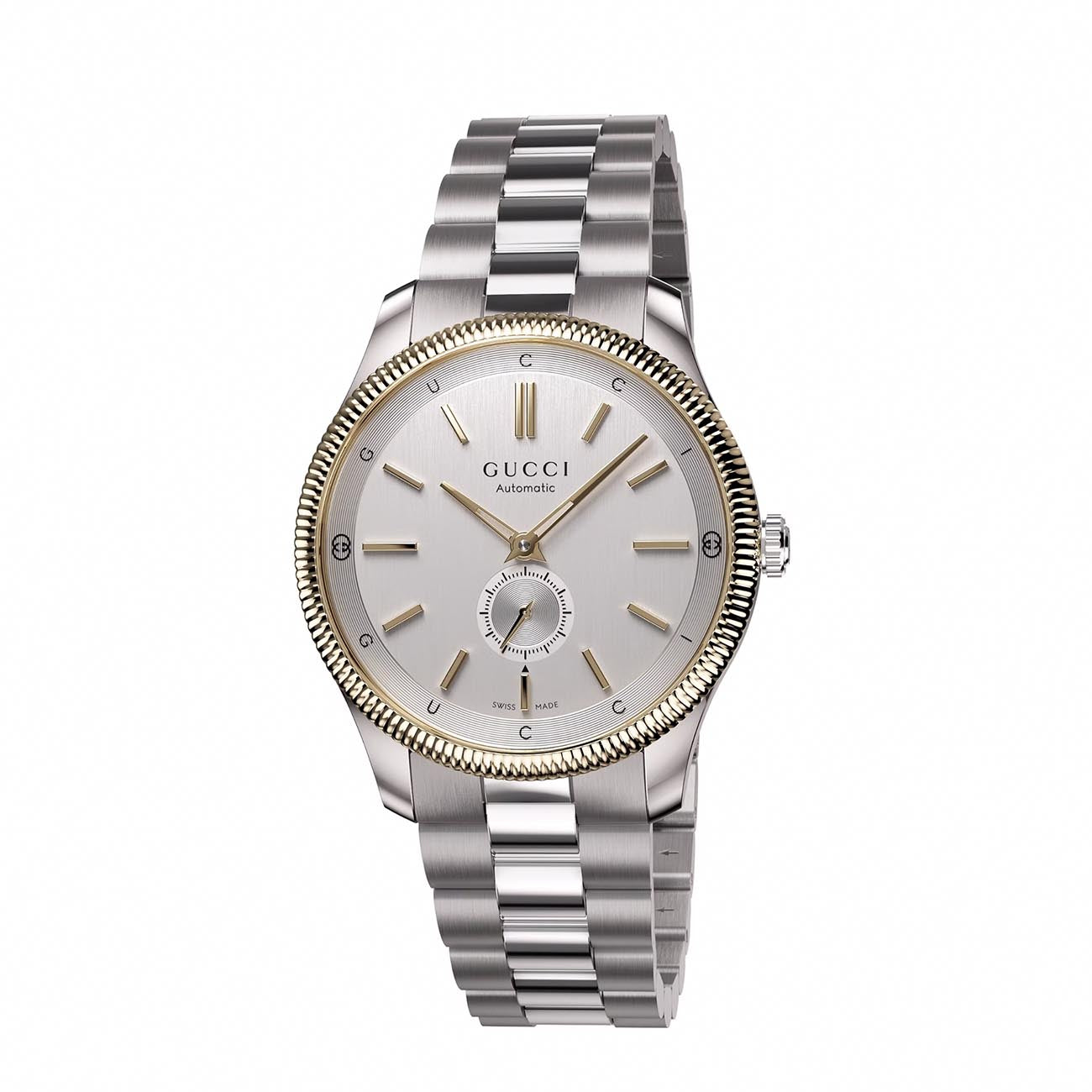 Gucci G-Timeless Automatic Two-Tone Watch, 40mm, YA126390 – J.R.DUNN