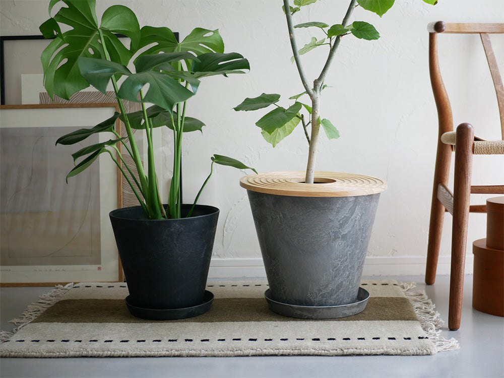 amabro/アマブロ＞水やりをコントロールできるプラントポット/ソーサー