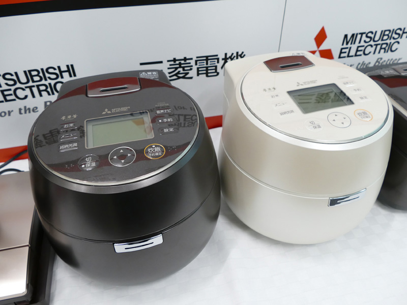 三菱、粒感の良い“かまどごはん”を追求した高級炊飯器「本炭釜 KAMADO