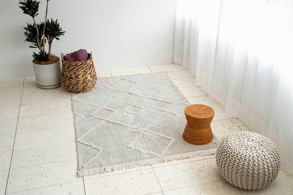 MoroccanStyleCottonGrayRug_08r