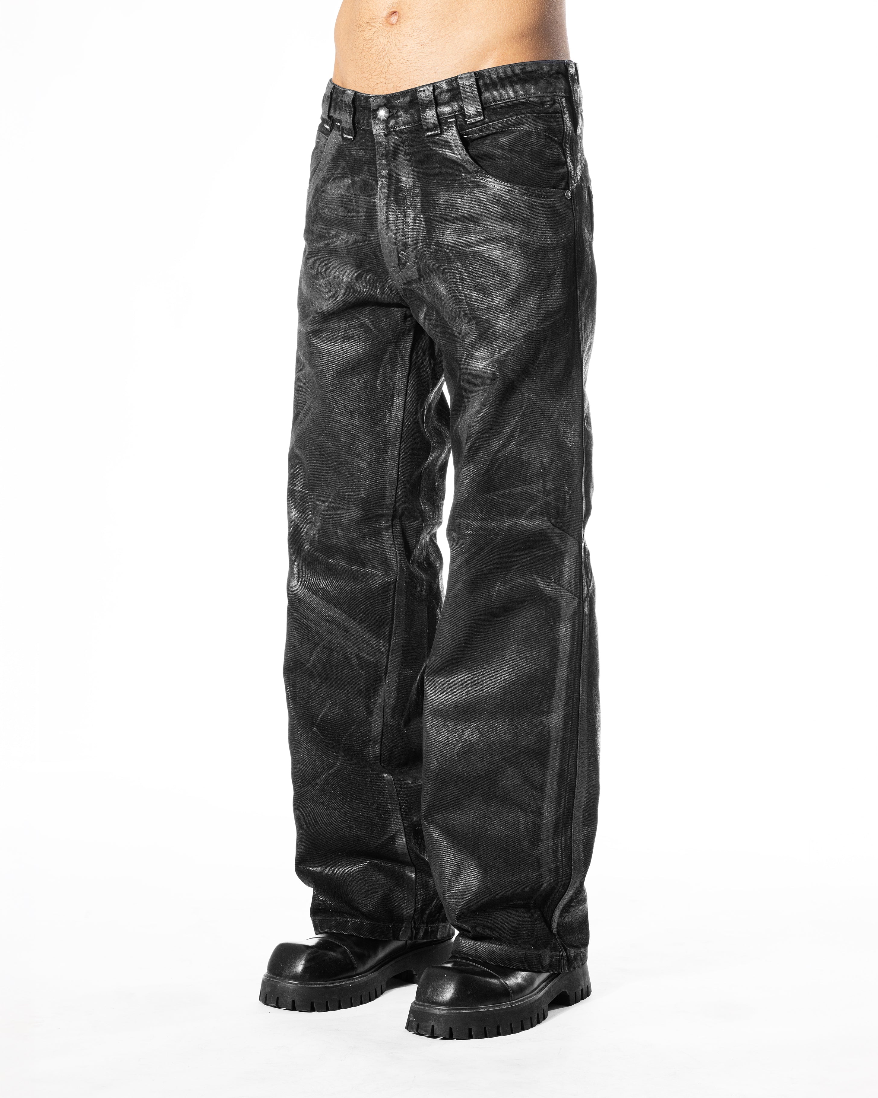 BLACK WAXED DENIM – Karmine