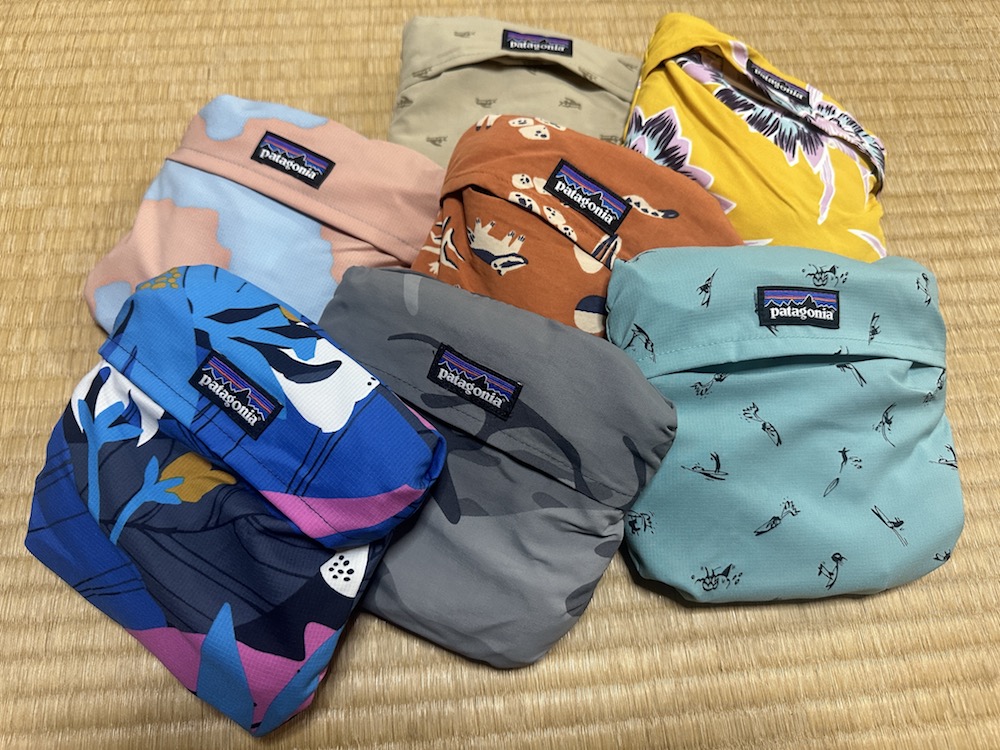 パタゴニア端切れ生地から出来た携行エコバッグ】気付いたら…。 | いい