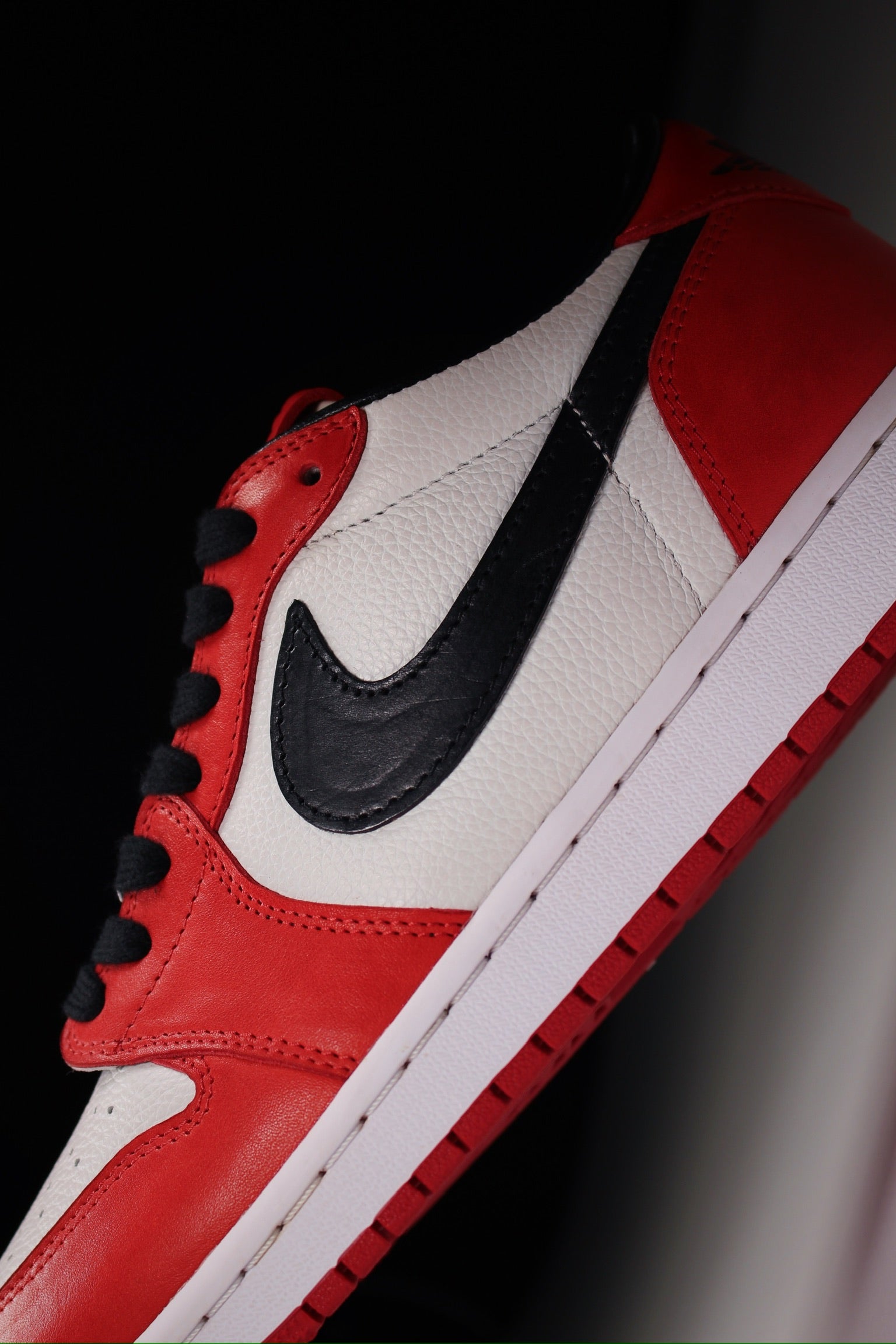 Air Jordan 1 Low OG Chicago | Custom Italian Leather Sneakers by