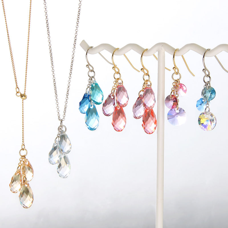 レシピNo.KR0995 貴和クリスタルのシャララアクセサリー2種 – 貴和