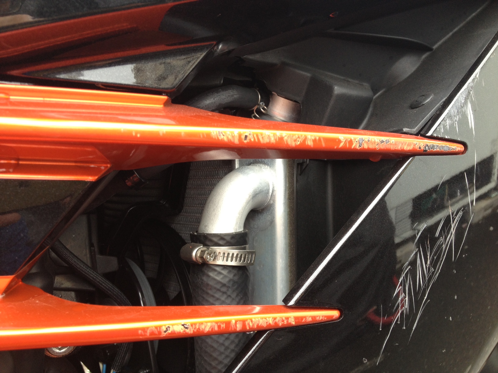 ZX-14R 立ちゴケ② リペア編 | Easy does it! [kiyu's Blog］