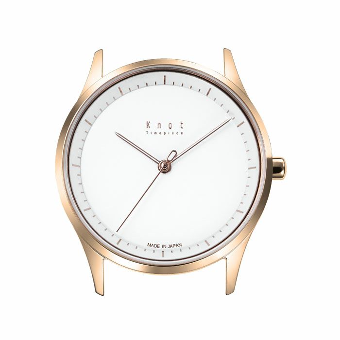 Knot STS-32RGWH 腕時計 メンズ レディース ソーラー ローズゴールド