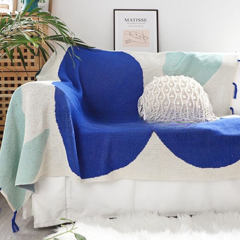 ピュアコットンブルーブランケット – kocol