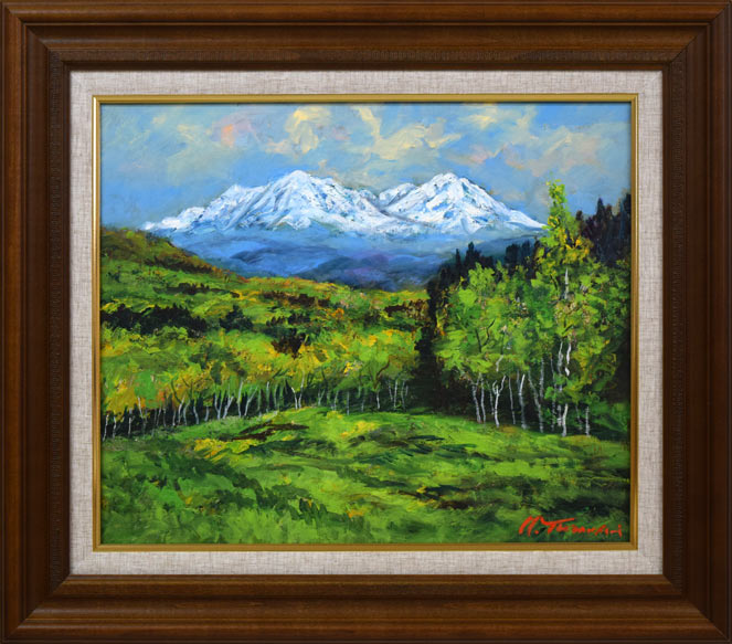 油絵 山 油絵 山 富士山油絵 風景画 油絵 絵画(油絵) Zx Paintings for