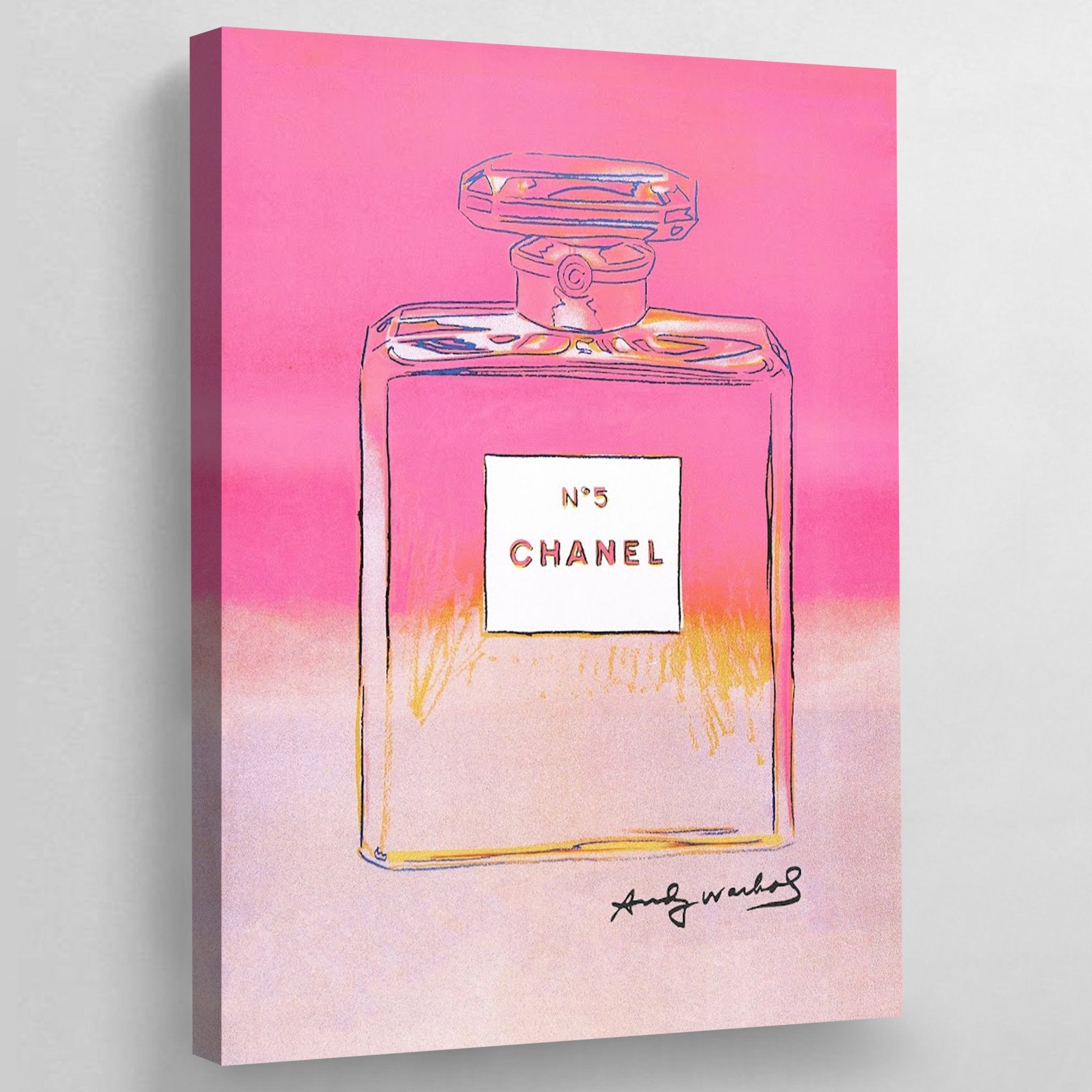 Andy Warhol Chanel Wall Art | Luxury Art Canvas