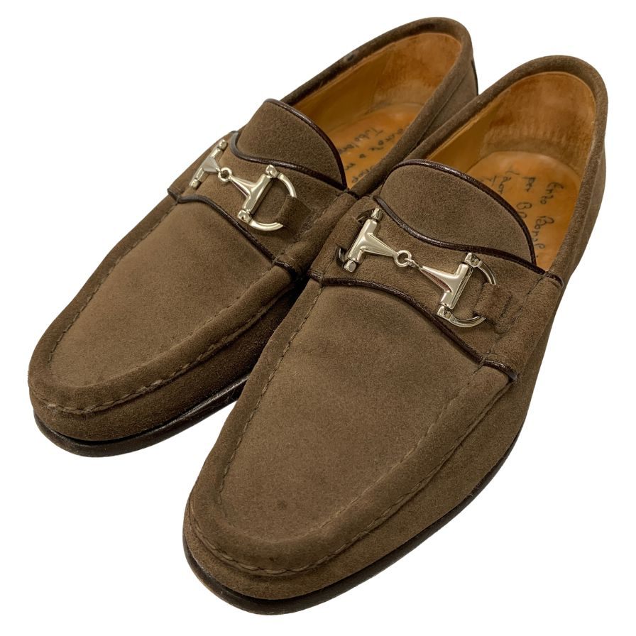 Enzo Bonafe】エンツォボナフェ ローファー スエード ブラウン（茶系