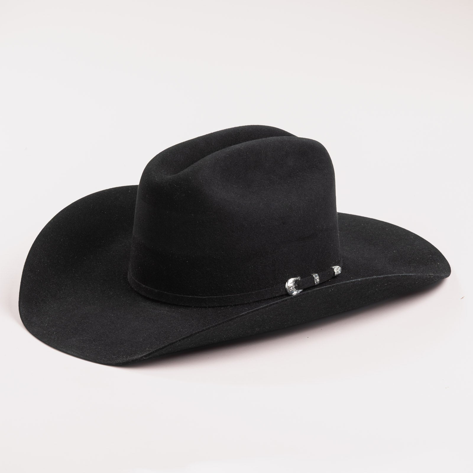 6X Lockhart in Black | Larry Mahan Fur Felt Western – Larry Mahan Hats