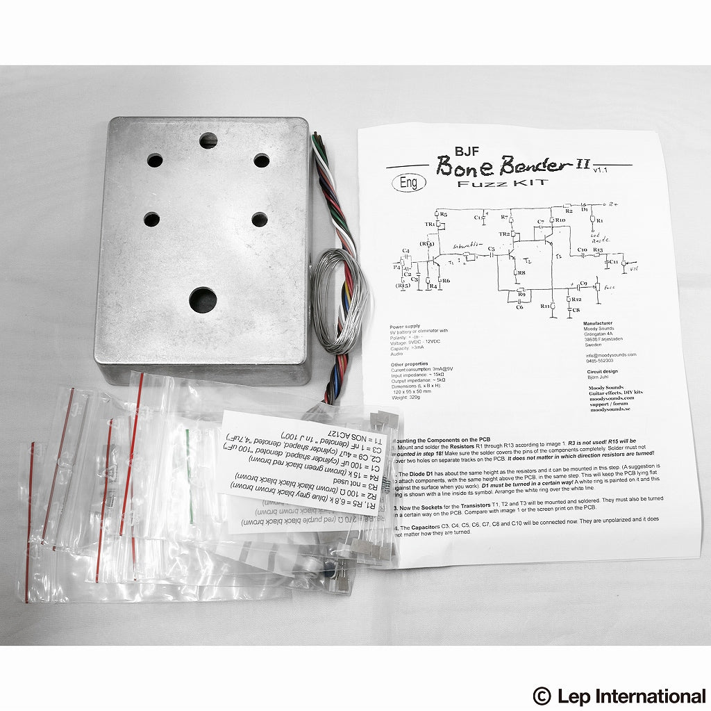 Moody Sounds - BJFE Bone Bender 2 Kit – LEP INTERNATIONAL