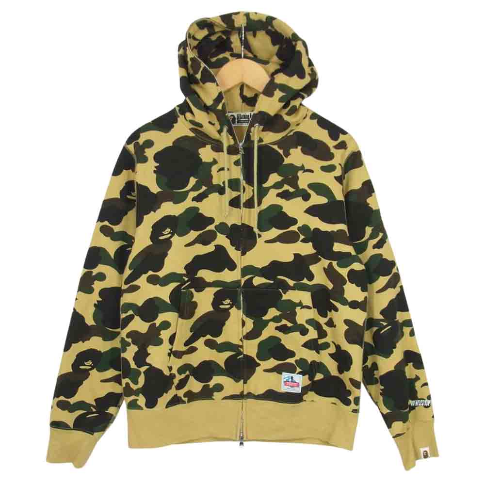 A BATHING APE アベイシングエイプ CAMO FULL ZIP HOODIE カモ