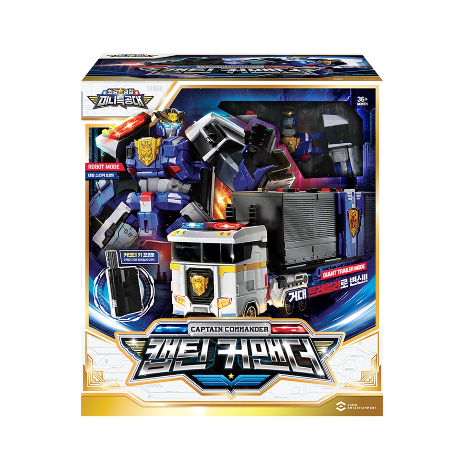 ミニ特攻隊 ミニフォース キャプテンコマンダー 最強警察シリーズ 変身