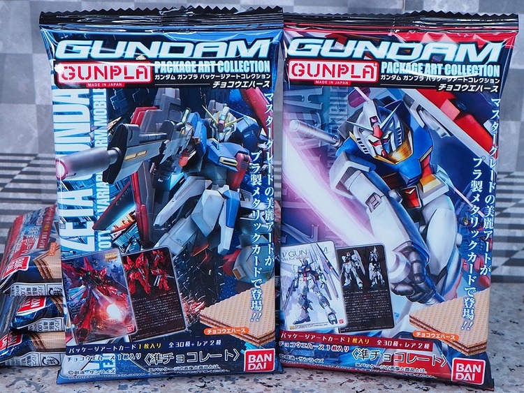 食玩 GUNDAMガンプラパッケージアートコレクション チョコウエハース