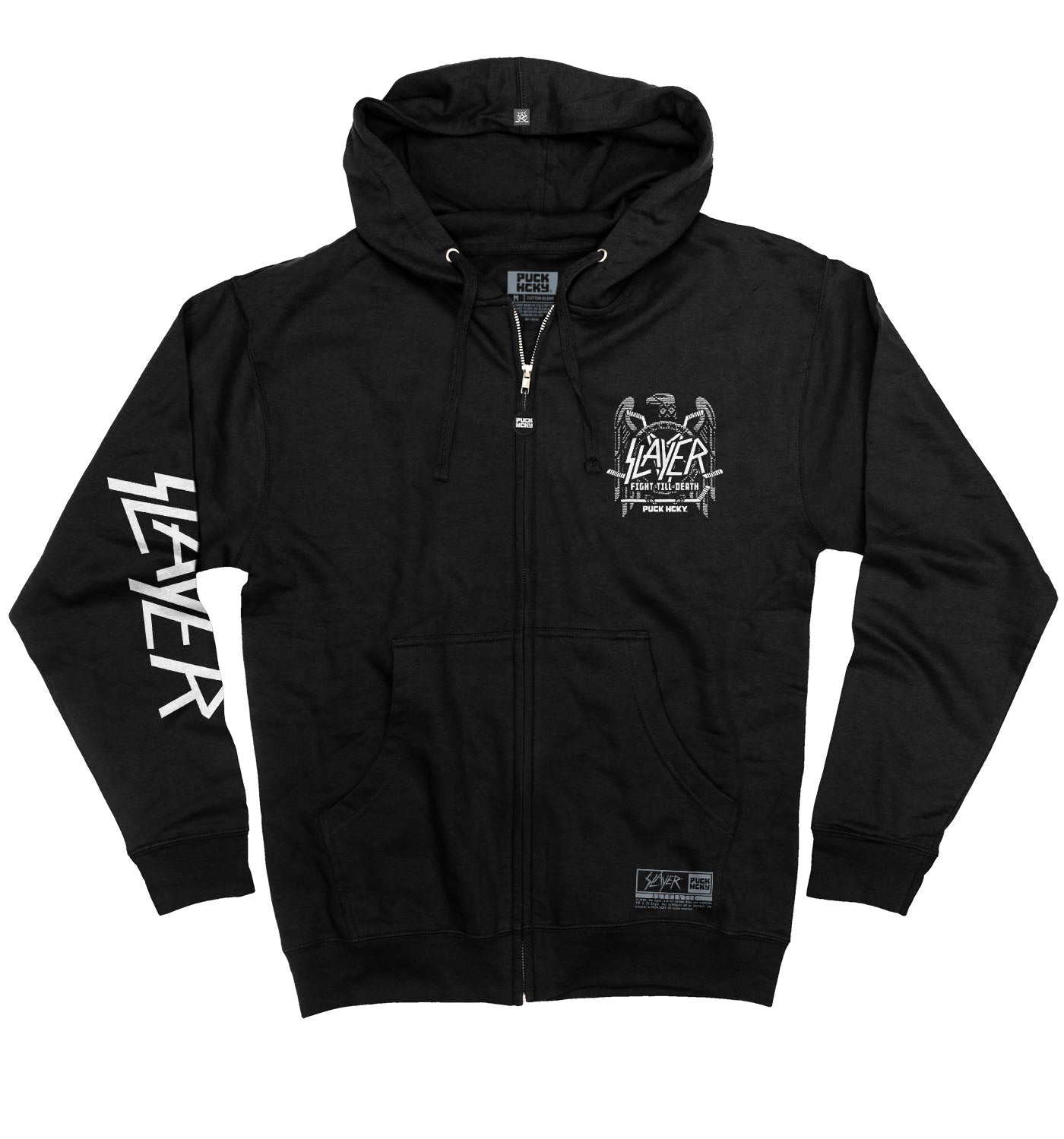 Slayer 'Fight Till Death' Zip Hockey Hoodie – PUCK HCKY