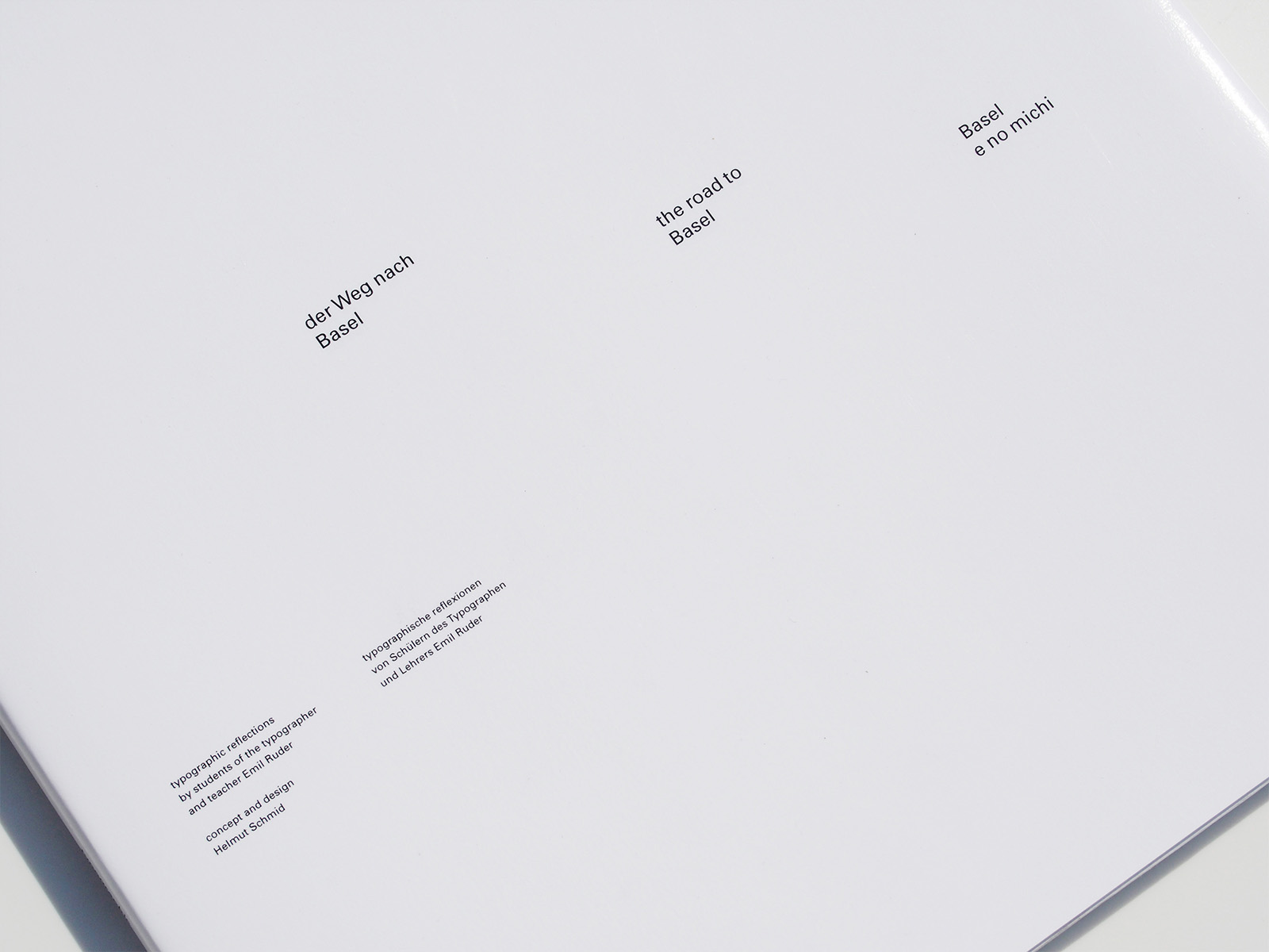 the road to basel B | PAGE SPREAD