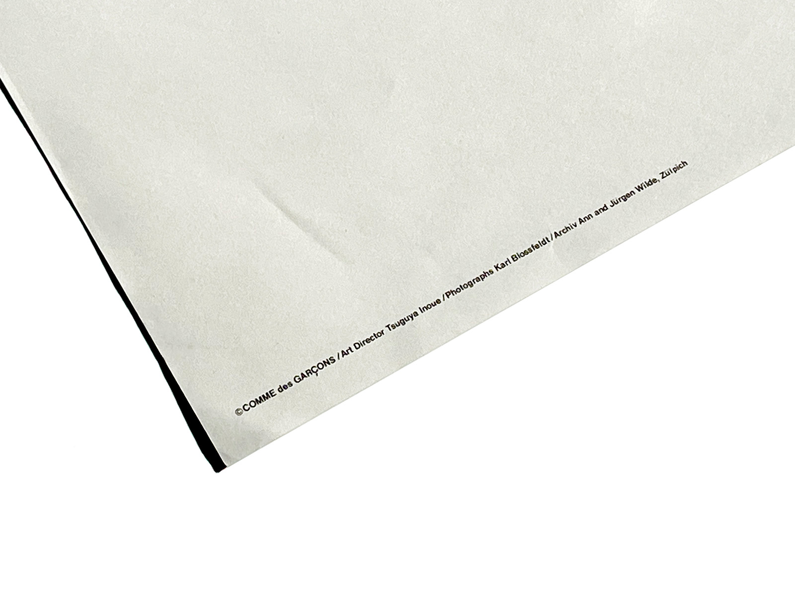 COMME des GARÇONS 1989 Calendar (Semi-Complete / January Missing