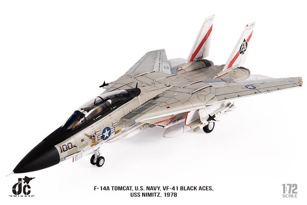 USN F-14A Tomcat AJ100 (VF-41 Black Aces, USS Nimitz, 1978) JC