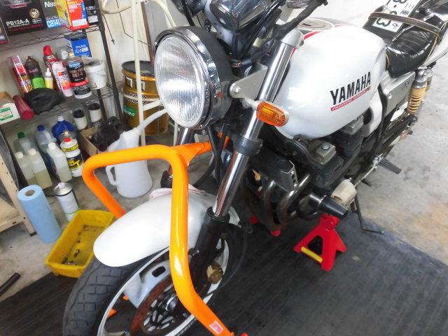 XJ400 XJR400 フロントフォークOH（BURSTの作業実績 2020/06/21