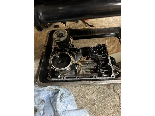 カワサキ ゼファー400 オイルパンガスケット交換 オイルフィルター