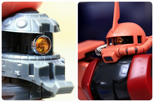 MG シャア専用ザク Ver.2.0 メタルパーツ使用例 T23【ぷらもっち】