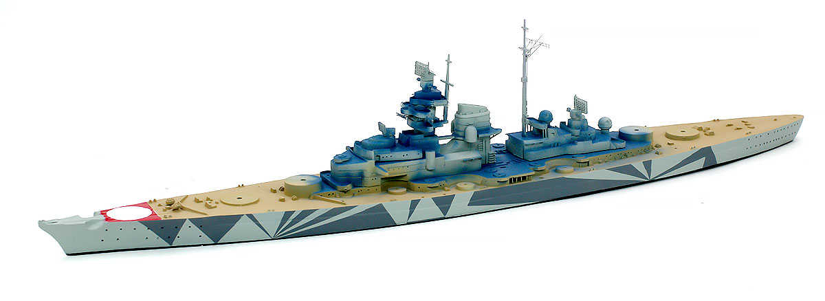 プラモ日記 » 戦艦ティルピッツ その5 船体と甲板の塗装