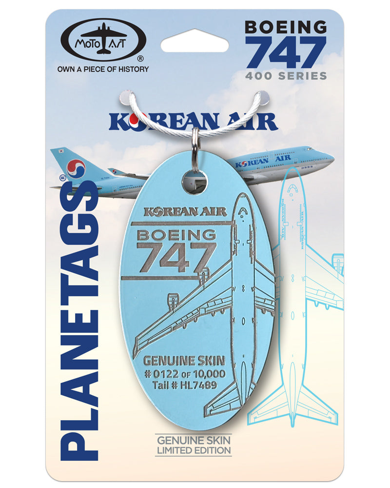 Korean Air® 747-HL7489 – MotoArt PlaneTags