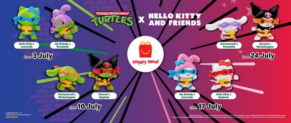 ニンジャタートルズとハローキティがコラボ！ マレーシア限定サンリオ