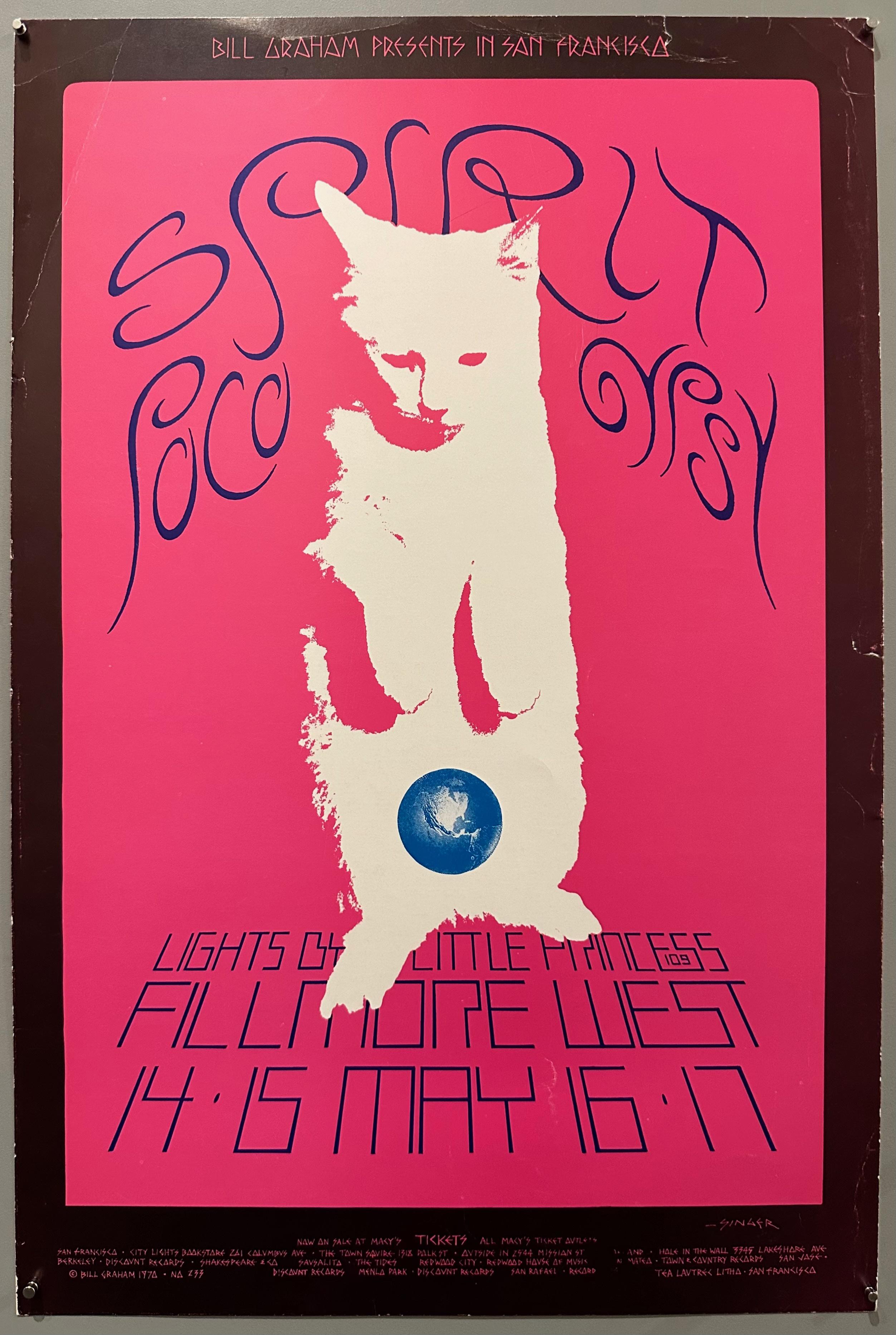 Spirit Fillmore West Poster – Poster Museum
