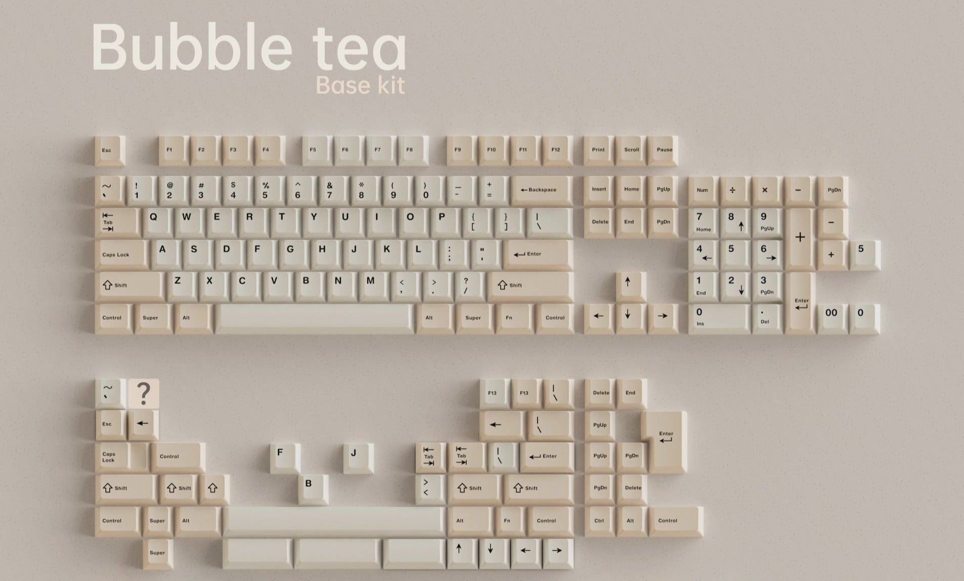 TUT Bubble Tea & Pastel Emoji Keycaps – qwertyqop