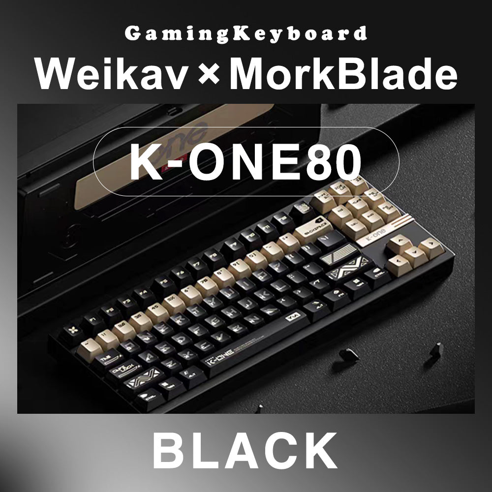 WEIKAV × MORKBLADE K-ONE ブラック ラピッドトリガーキーボード