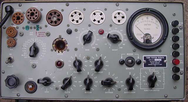 真空管試験器 TV－7D （TV－7シリーズ修理体験記）