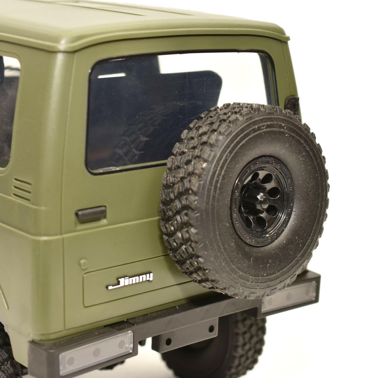 WPL JAPAN C74スズキジムニーJA11専用スペアタイヤラック（タイヤ付き