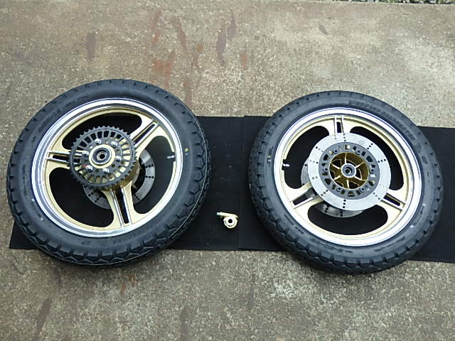 kawasaki GPZ400F ホイール塗装 制作車両RCRT