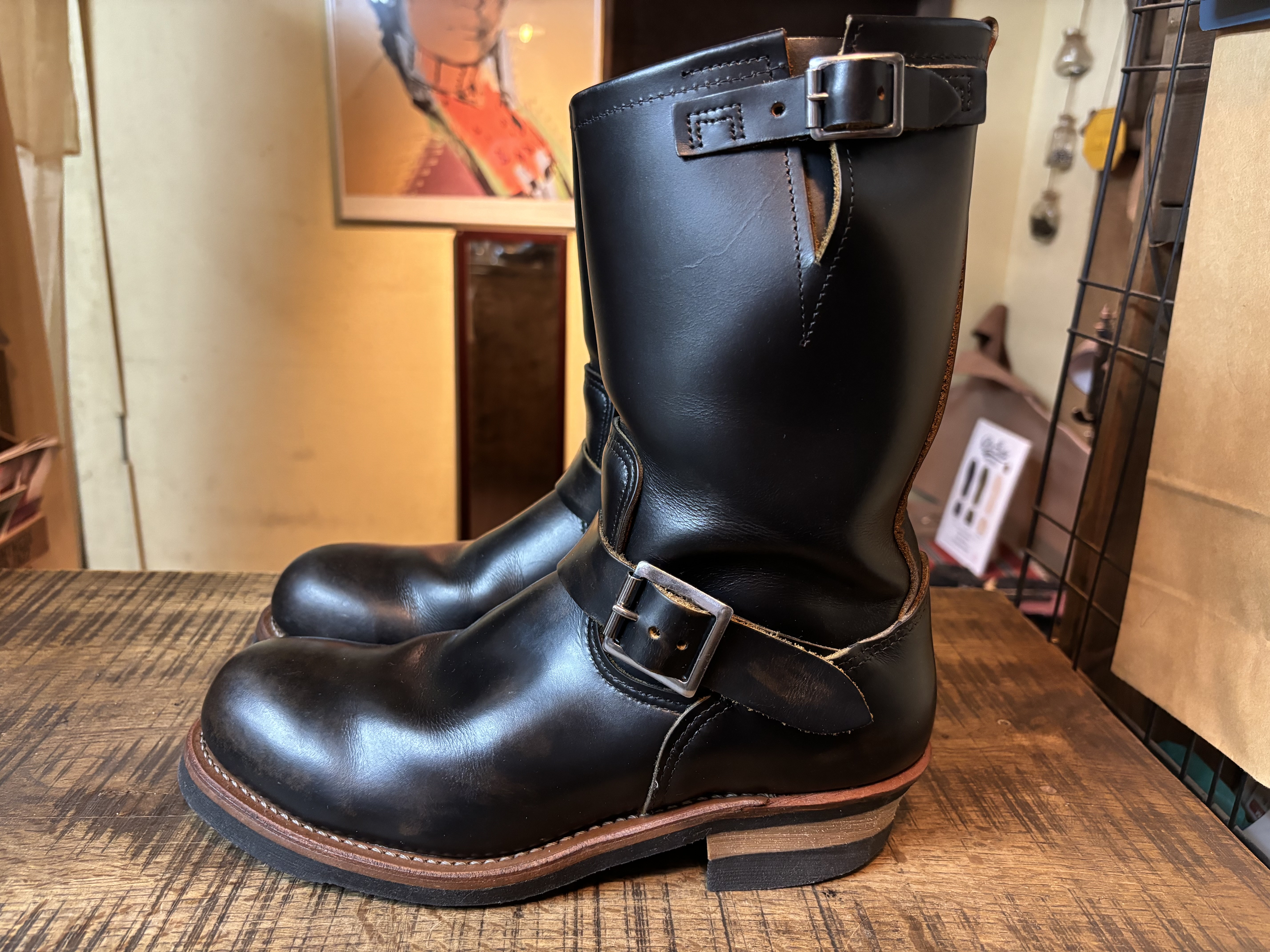 Redwing 9268 エンジニアブーツ ヒール交換: ソールリペア＆カスタム