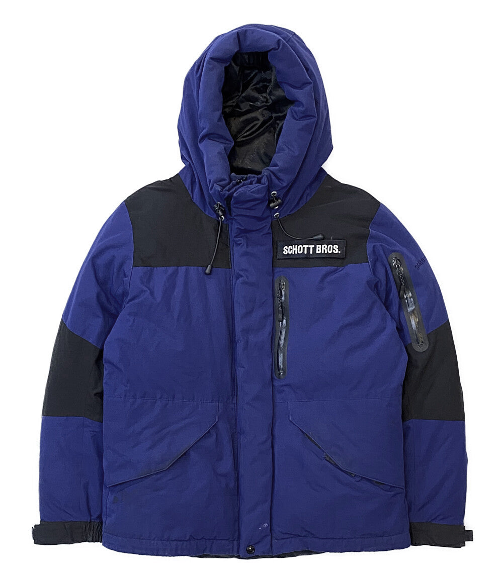 Schott ダウンジャケット 2TONE SNORKEL DOWN PARK RED 3172025 メンズ