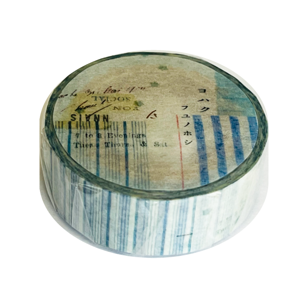 ヨハク マスキングテープ YC-018 CHECK&STRIPE 冬の贈り物2023