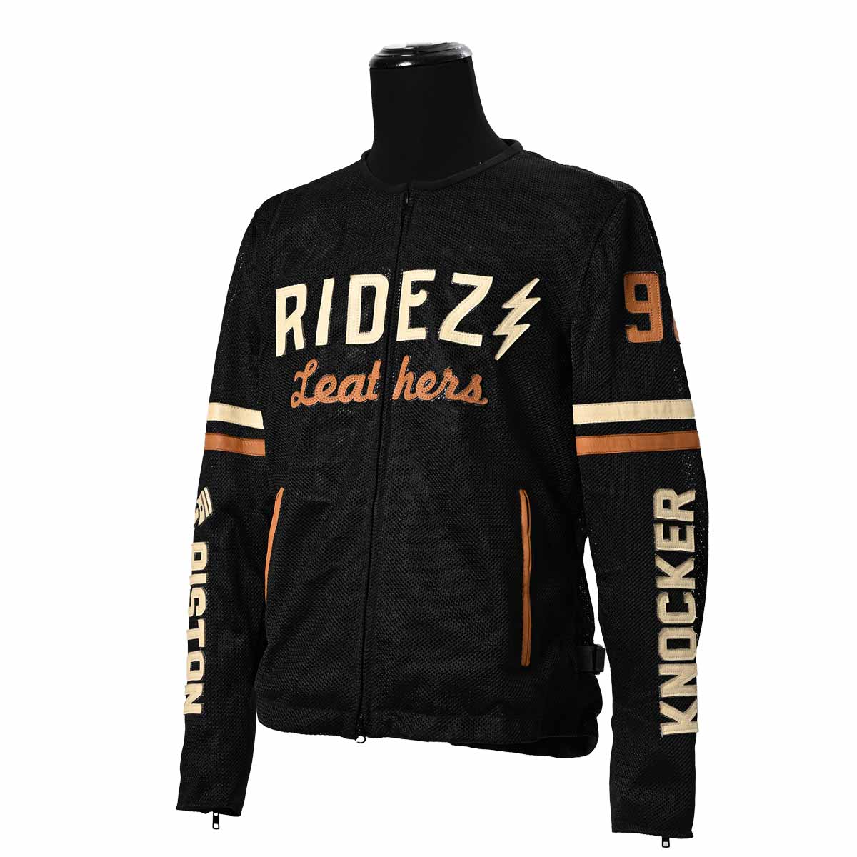 RIDEZ PISTON KNOCKER MESH JACKET BLACK RLSJ15 | バイク用品はRIDEZ