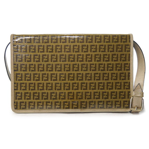 FENDI ズッキーノ柄 アコーディオンショルダー（茶） – Vintage Shop