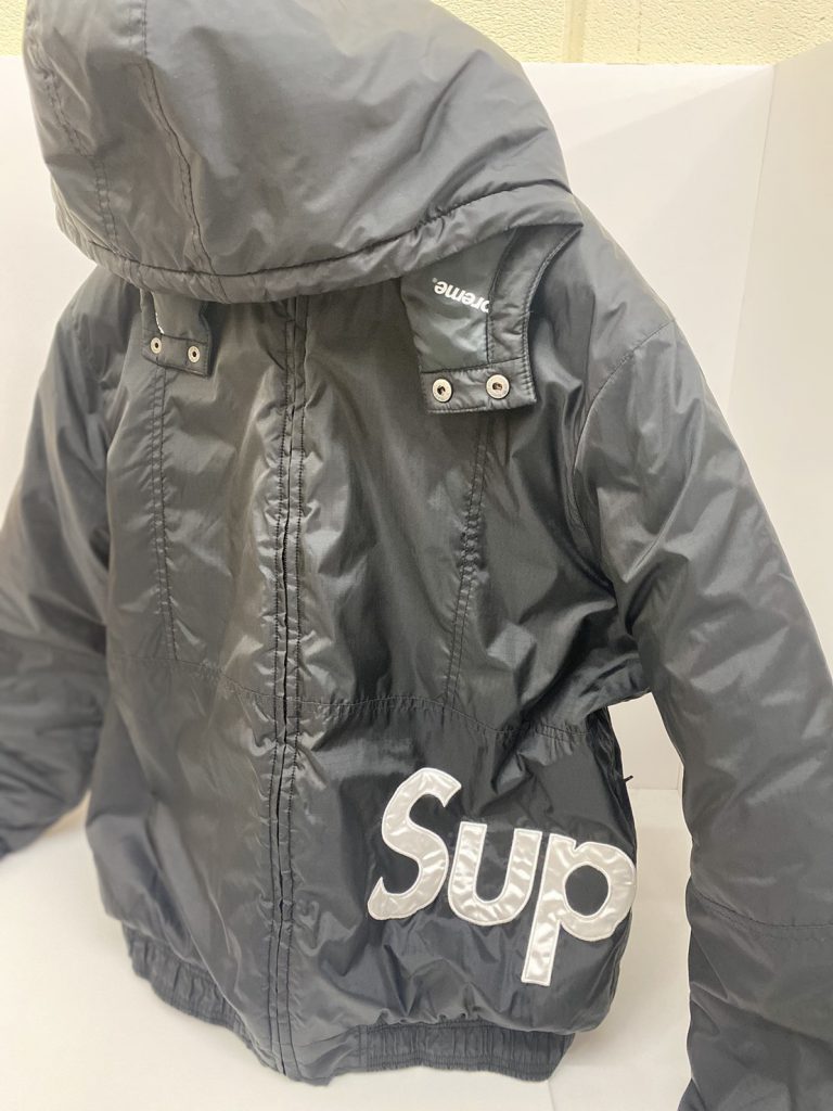 SUPREME Supreme 16aw sideline side logo parka navy シュプリーム L
