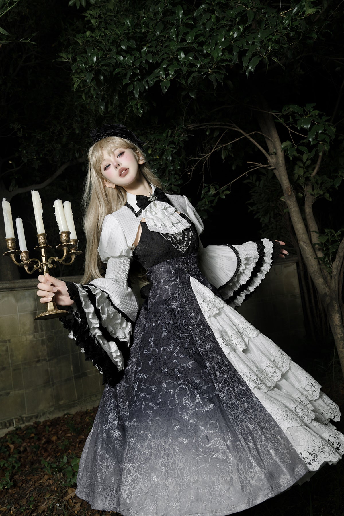 Black Witch エレガントゴスロリジャンパースカート – ロリータ