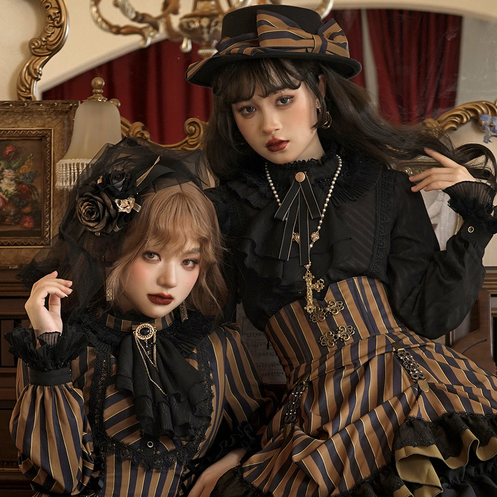 受注予約1/7まで【同時購入のみ】領主貴族のリボンタイ他アクセサリー