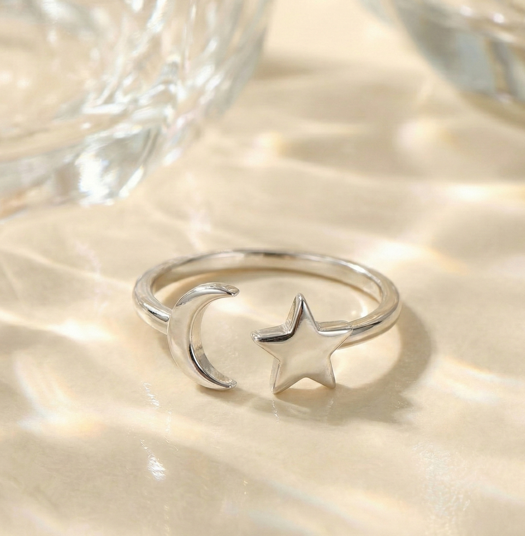 Luna Ring - Silver – Rosette and Bloom