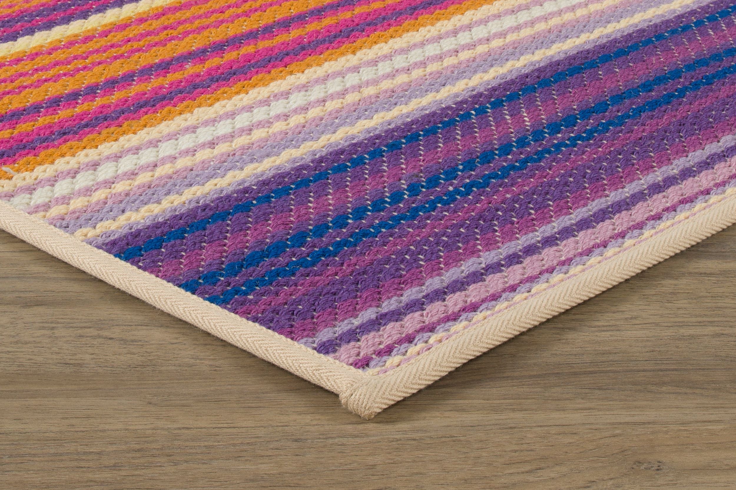 MISSONI Trevi Multi-Colored Flatweave New Zealand Wool Carpet