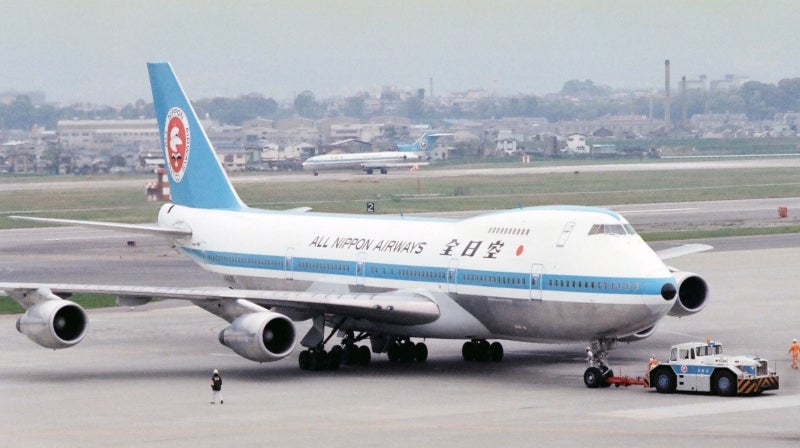 私の飛行機アーカイブズ 全日空 モヒカン B747 | 3moon7riverのブログ