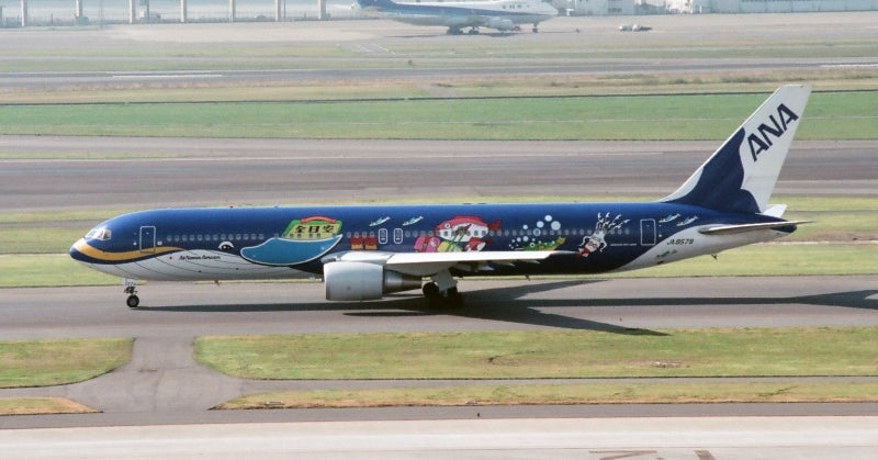 私の飛行機アーカイブズ ANA B767 その2 マリンジャンボJr