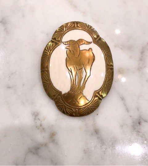 山羊のブローチ！！！ | 10年以上も飽きないアクセサリー in 銀座ブログ