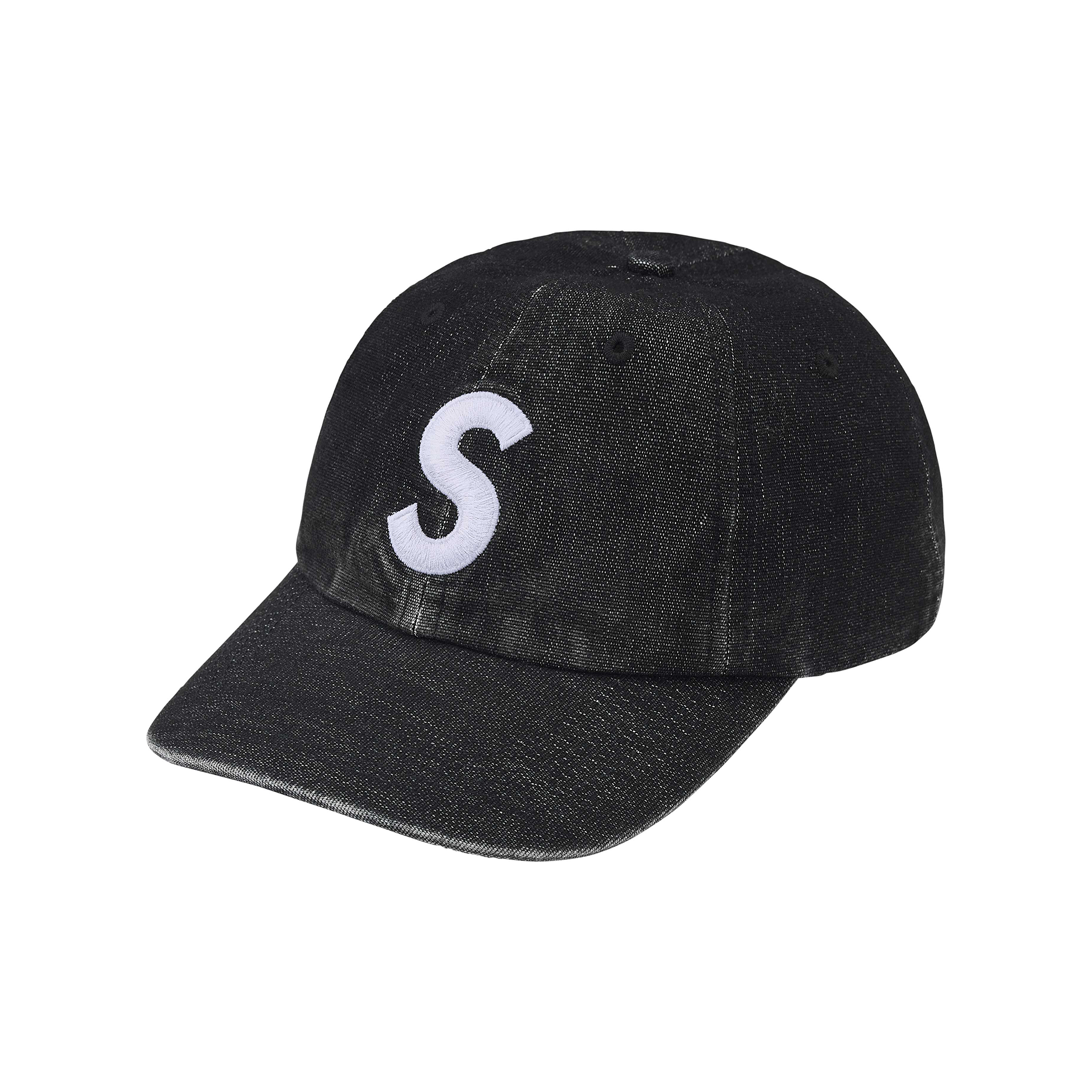Supreme Cordura Denim S Logo 6-Panel Cap Black (SS25) – STEALPLUG KL
