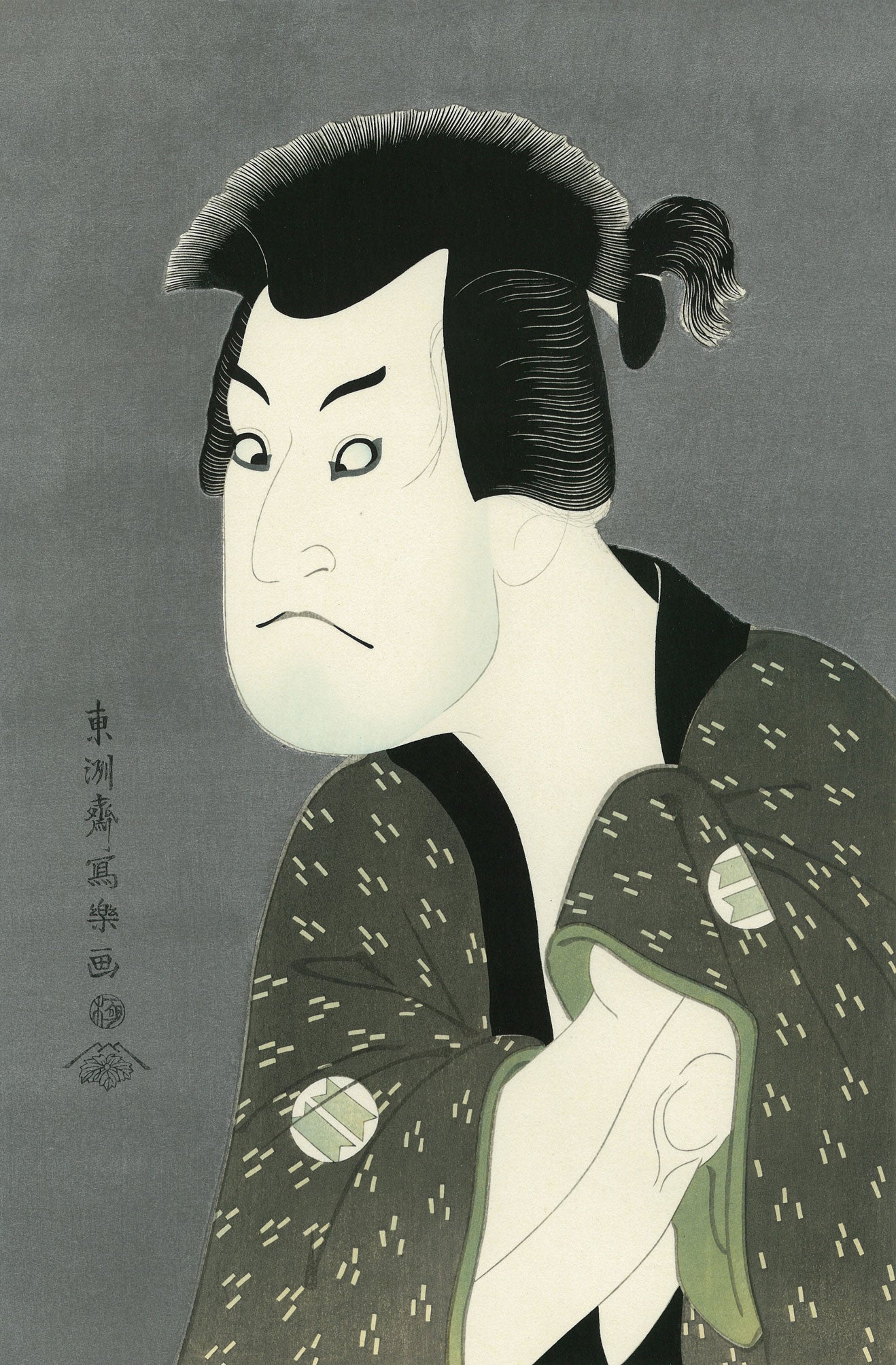 Toshusai Sharaku（東洲斎写楽） 東洲斎写楽「三代目坂田半五郎 藤川水